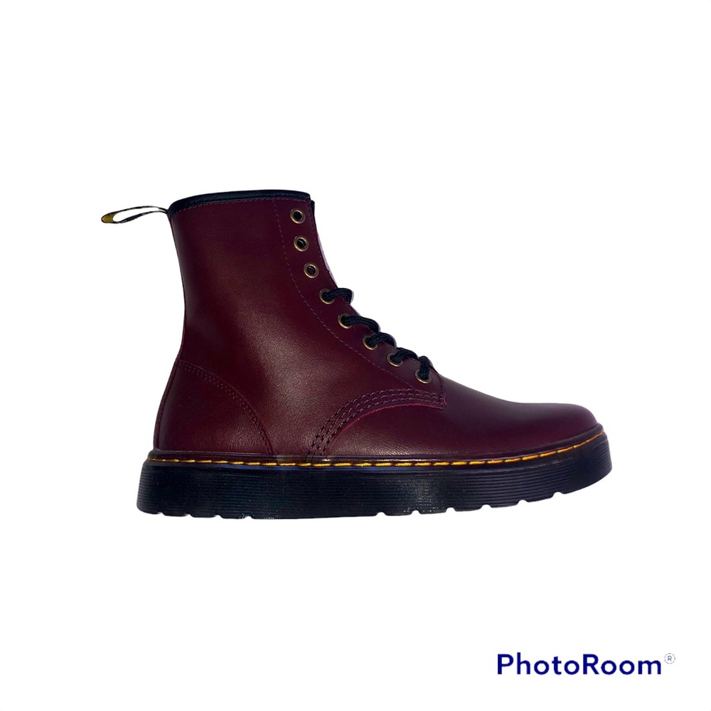 Dr. Martens Burgundy Combat Boots